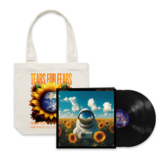 SONGS FOR A NERVOUS PLANET VINYL & TOTE BUNDLE - STANDARD BLACK 2LP +