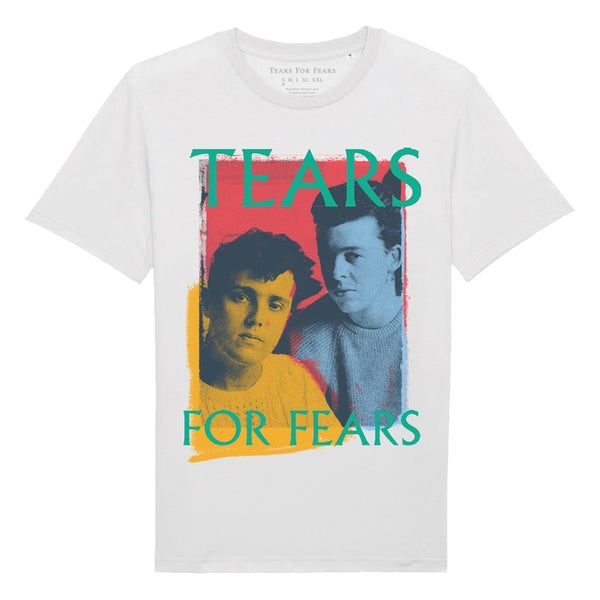 TEARS RETRO PHOTO WHITE TEE